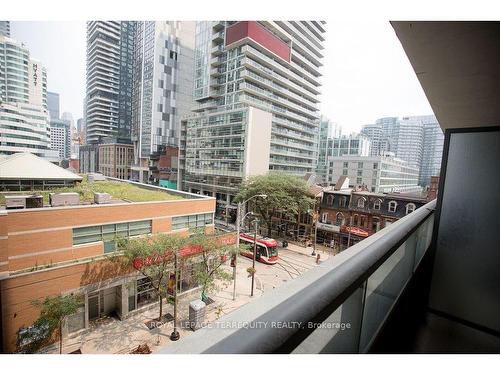 406-8 Charlotte St, Toronto, ON - Outdoor With Balcony With Facade