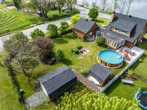 Overall view - 2275 Rg Bas-De-La-Riviere, Nicolet, QC - Outdoor With Above Ground Pool