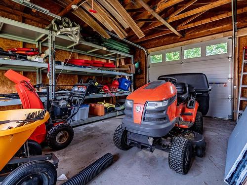 Garage - 2275 Rg Bas-De-La-Riviere, Nicolet, QC - Indoor Photo Showing Garage