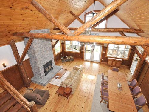 27 Little Sand Lake, District Of Kenora, ON - Indoor With Fireplace