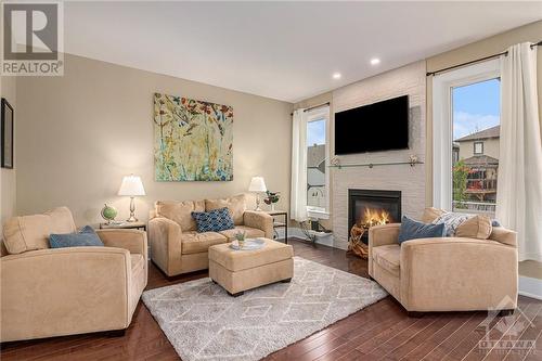 53 Bryce Court, Carleton Place, ON - Indoor Photo Showing Living Room With Fireplace