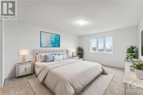 virtually staged - 220 Macoun Circle, Ottawa, ON - Indoor Photo Showing Bedroom