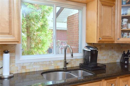 110 Highbury Drive, Stoney Creek, ON - Indoor Photo Showing Kitchen With Double Sink