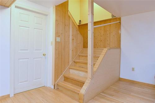 Stairs leading to basement area - 110 Highbury Drive, Stoney Creek, ON - Indoor Photo Showing Other Room
