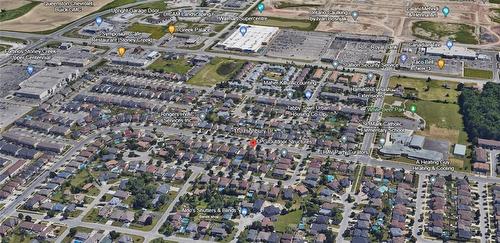 Overhead view of shopping - 110 Highbury Drive, Stoney Creek, ON - Outdoor With View
