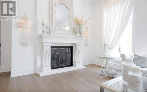 76 Hazelton Drive, Sudbury, ON - Indoor Photo Showing Living Room With Fireplace