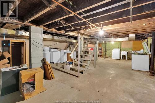 1135 Church, Windsor, ON - Indoor Photo Showing Basement