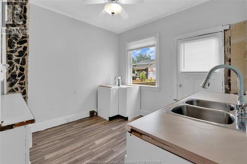 1135 Church, Windsor, ON - Indoor Photo Showing Kitchen With Double Sink