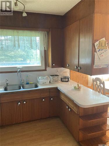 132 Second Avenue W, Margo, SK - Indoor Photo Showing Kitchen With Double Sink