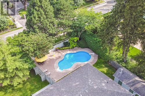 1123 Lakeshore Road E, Oakville, ON - Outdoor With In Ground Pool