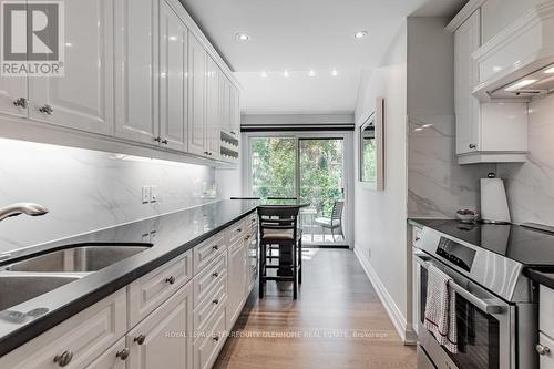 105 - 10 Walker Avenue, Toronto, ON - Indoor Photo Showing Kitchen With Double Sink With Upgraded Kitchen