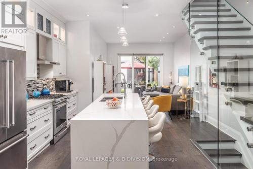 242 Palmerston Avenue, Toronto, ON - Indoor Photo Showing Kitchen With Stainless Steel Kitchen With Upgraded Kitchen