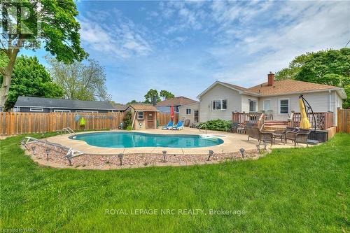 35 Woodbine Avenue, St. Catharines, ON - Outdoor With In Ground Pool With Deck Patio Veranda With Backyard