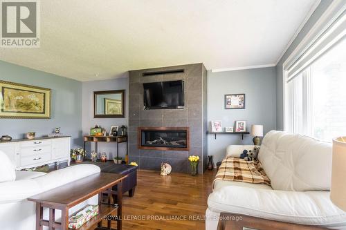 8 Birch Street, Quinte West, ON - Indoor Photo Showing Living Room With Fireplace