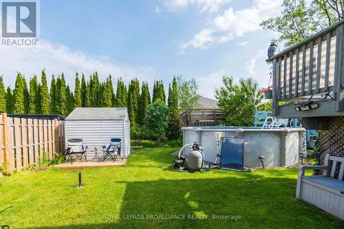 8 Birch Street, Quinte West, ON - Outdoor With Above Ground Pool