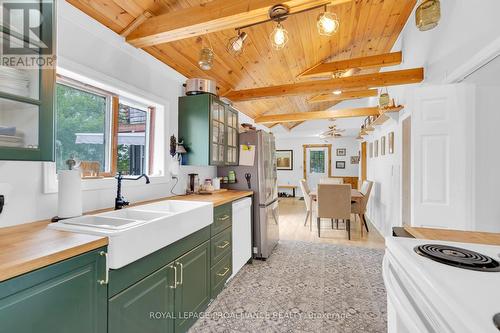 1243 South Shore Road, Greater Napanee, ON - Indoor Photo Showing Kitchen With Double Sink