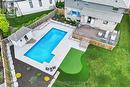Overhead shot - 2430 Brayford Crescent, London, ON  - Outdoor With In Ground Pool With Deck Patio Veranda 
