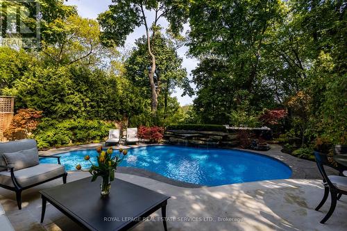 43 Kingsway Crescent, Toronto, ON - Outdoor With In Ground Pool With Deck Patio Veranda With Backyard