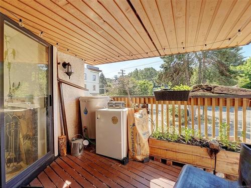 105-1518 Pandora Ave, Victoria, BC - Outdoor With Deck Patio Veranda With Exterior