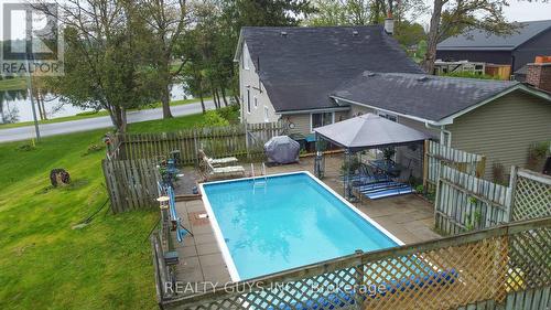 99 Pontypool Road, Kawartha Lakes, ON - Outdoor With Above Ground Pool With Exterior