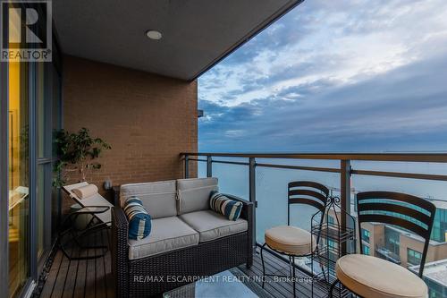 1401 - 2060 Lakeshore Road, Burlington, ON - Outdoor With Body Of Water With Balcony With Exterior
