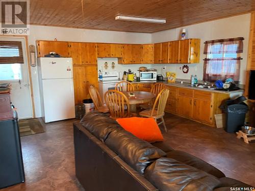 16 Sleepy Hollow Road, Murray Lake, SK - Indoor Photo Showing Kitchen With Double Sink