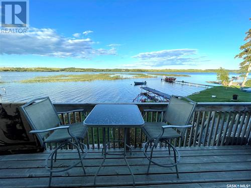 16 Sleepy Hollow Road, Murray Lake, SK - Outdoor With Body Of Water With Deck Patio Veranda With View