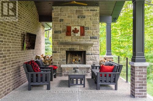 32 Breckenridge Boulevard, St. Catharines, ON - Outdoor With Fireplace With Exterior