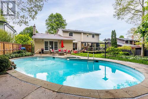 62 Hampton Crescent, London, ON - Outdoor With In Ground Pool With Deck Patio Veranda With Backyard
