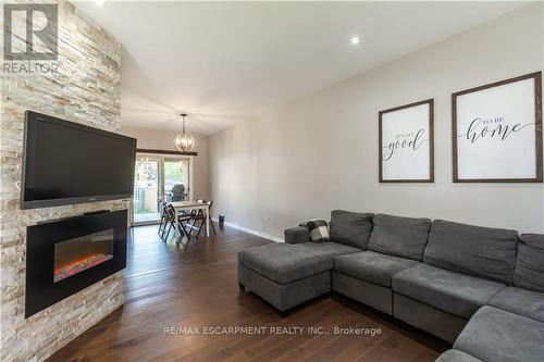 11 Primrose Avenue, Hamilton, ON - Indoor Photo Showing Living Room With Fireplace