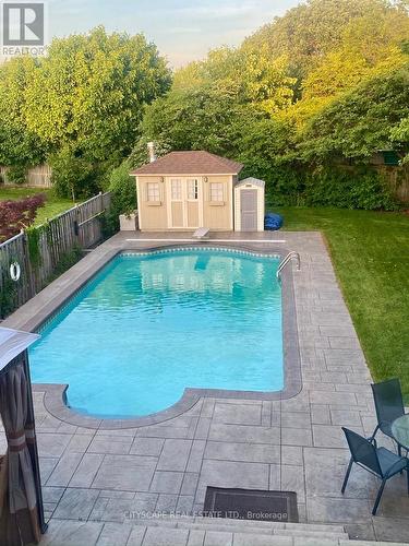 5399 Mcfarren Boulevard, Mississauga, ON - Outdoor With In Ground Pool With Deck Patio Veranda With Backyard