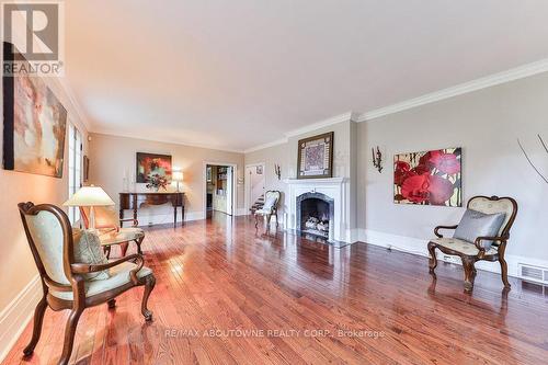 3350 Guelph Line, Burlington, ON - Indoor Photo Showing Living Room With Fireplace