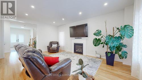 3 Cypress Point Street, Barrie, ON - Indoor Photo Showing Living Room With Fireplace