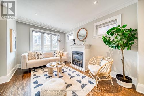 212 Broadway Avenue, Toronto, ON - Indoor Photo Showing Living Room With Fireplace