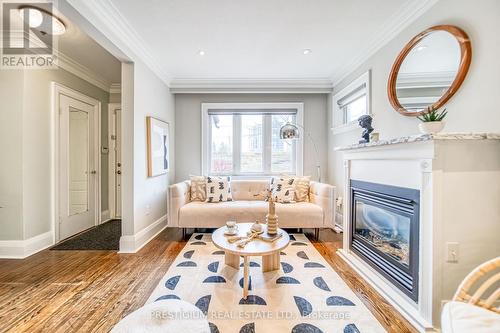 212 Broadway Avenue, Toronto, ON - Indoor Photo Showing Living Room With Fireplace