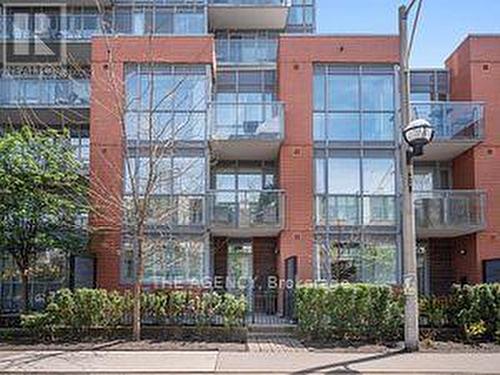 21 Cole Street, Toronto, ON - Outdoor With Balcony With Facade