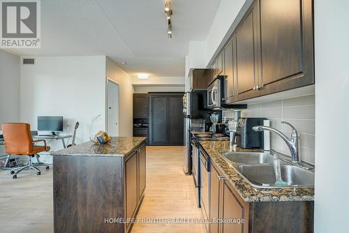 383 - 209 Fort York Boulevard, Toronto, ON - Indoor Photo Showing Kitchen With Double Sink