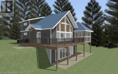 Potential Build Rendering By ANDROD Construction - Lot 13 Trillium Crossing, Northern Bruce Peninsula, ON 