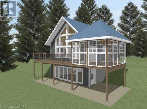 Potential Build Rendering By ANDROD Construction - Lot 13 Trillium Crossing, Northern Bruce Peninsula, ON 