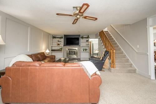 181 Millen Road, Stoney Creek, ON - Indoor Photo Showing Living Room With Fireplace