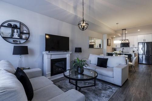 12 Blanshard Street|Unit #202, Hamilton, ON - Indoor Photo Showing Living Room With Fireplace