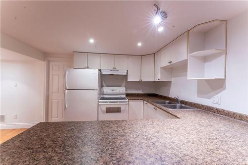 159 Columbia Drive|Unit #2, Hamilton, ON - Indoor Photo Showing Kitchen With Double Sink