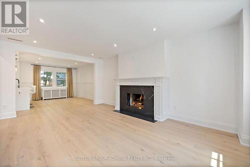 195 Glen Cedar Road, Toronto, ON - Indoor Photo Showing Living Room With Fireplace
