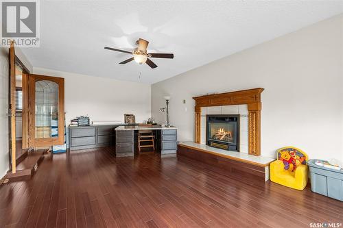 Thul Acreage, Marquis Rm No. 191, SK - Indoor Photo Showing Living Room With Fireplace