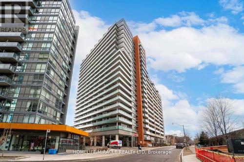 1110 - 38 Joe Shuster Way, Toronto (South Parkdale), ON - Outdoor With Balcony With Facade