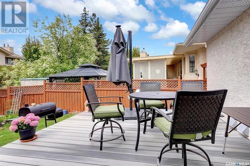 1102 Wascana Highlands, Regina, SK - Outdoor With Deck Patio Veranda With Exterior