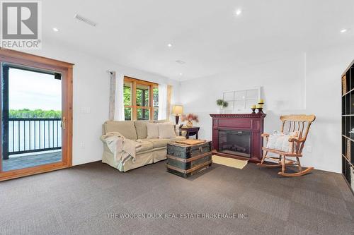 200 Blakely Lane, Centre Hastings, ON - Indoor Photo Showing Other Room With Fireplace