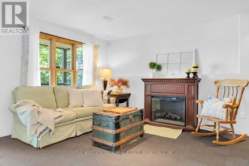 200 Blakely Lane, Centre Hastings, ON - Indoor Photo Showing Living Room With Fireplace