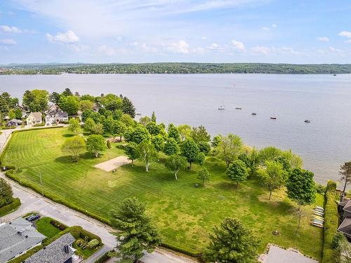 Aerial photo - 158 Av. Du Parc, Magog, QC - Outdoor With Body Of Water With View