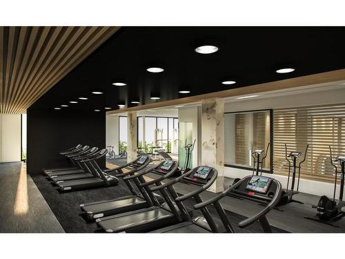 Exercise room - 708-1548 Rue Des Bassins, Montréal (Le Sud-Ouest), QC - Indoor Photo Showing Gym Room